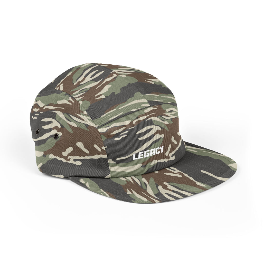 Legacy Embroidered 5-Panel Cap — Casual Skate Hat