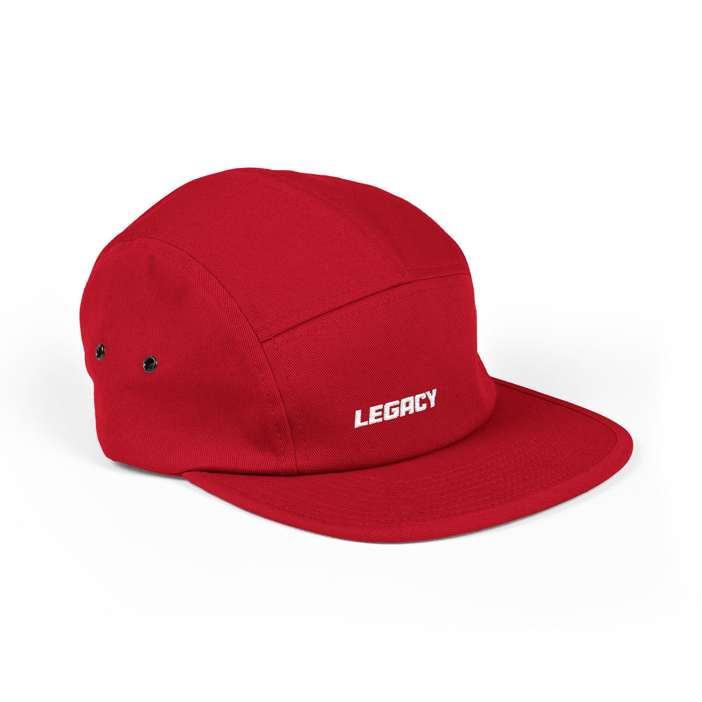 Legacy Embroidered 5-Panel Cap — Casual Skate Hat