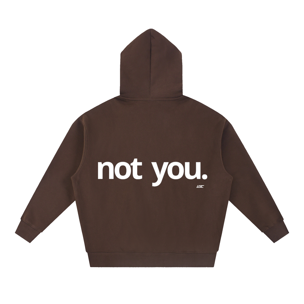 Essential Oversized Boxy Fit Fleece Hoodie
