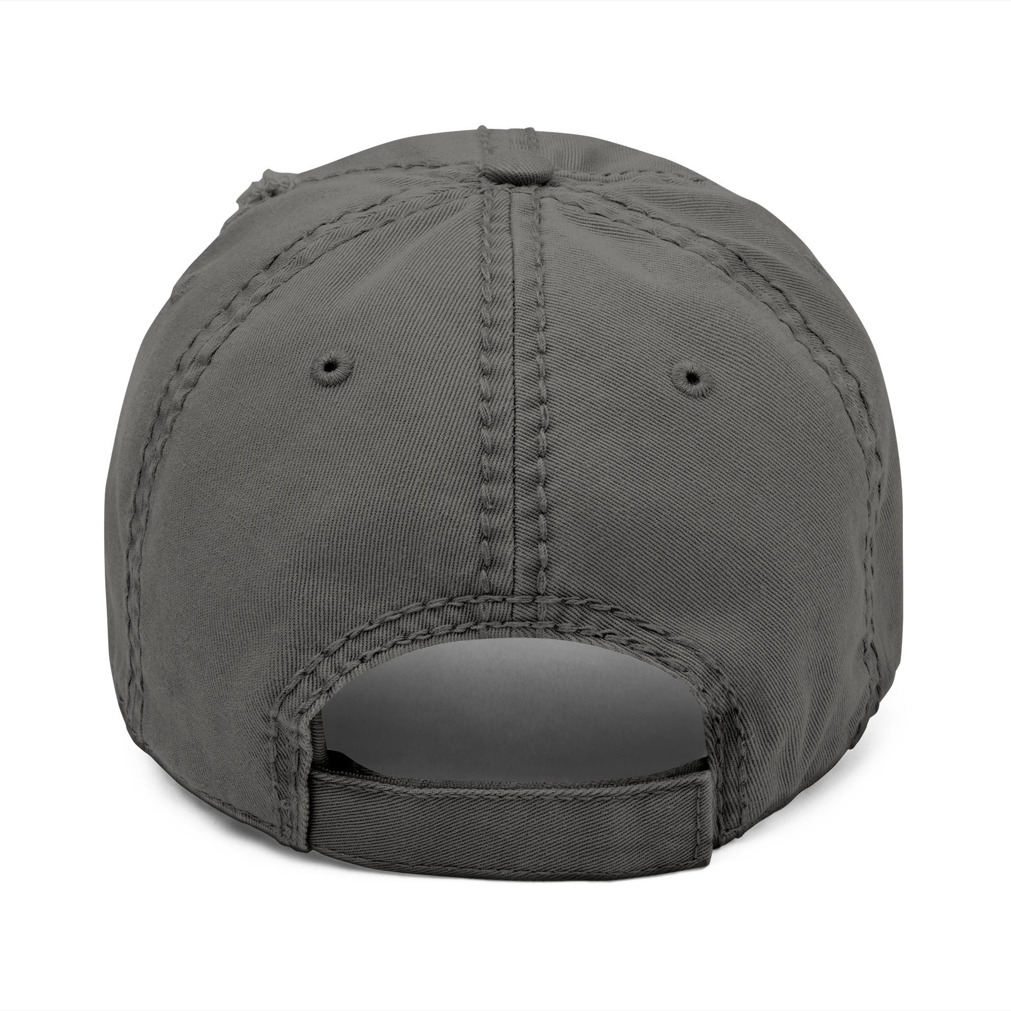Distressed Embroidered 'Legacy' Dad Hat — Vintage Washed Baseball Cap