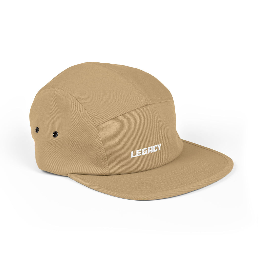 Legacy Embroidered 5-Panel Cap — Casual Skate Hat