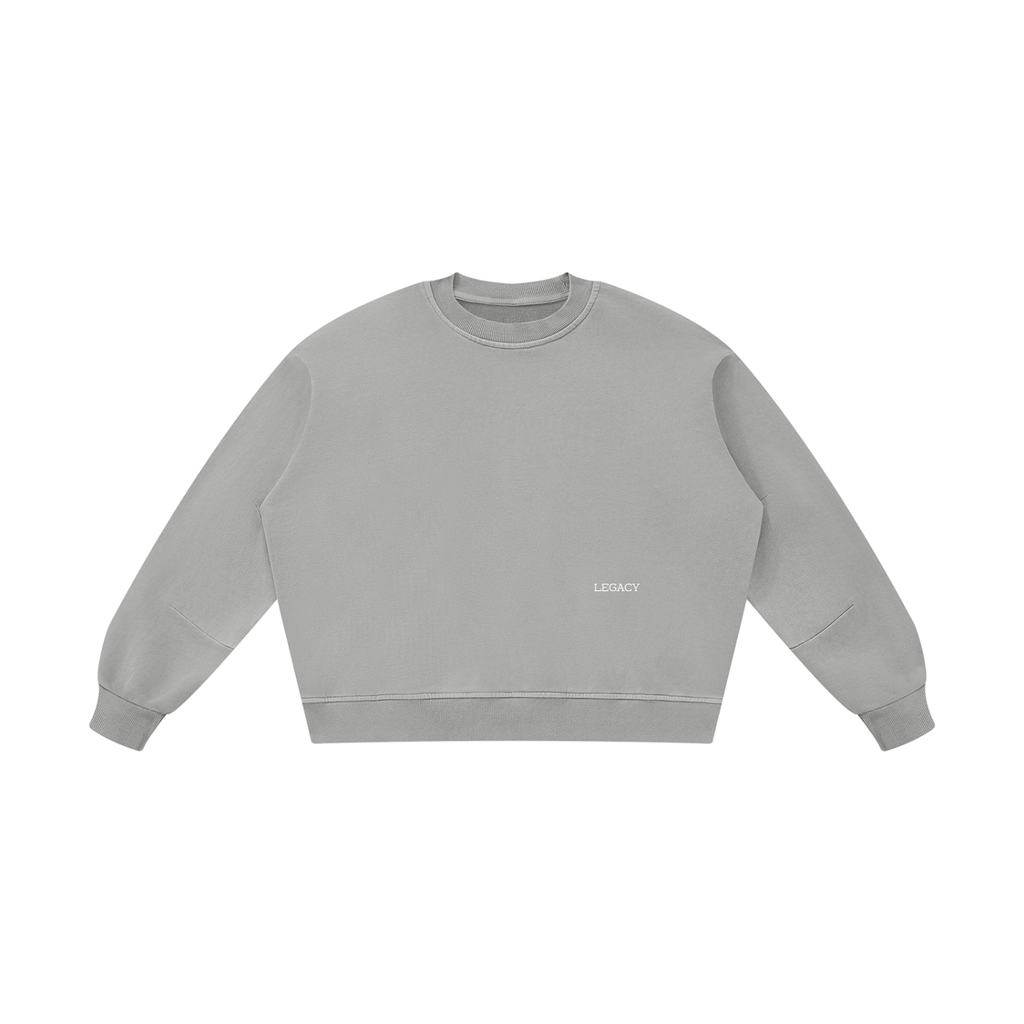 Unisex Boxy Vintage Washed Sweatshirt