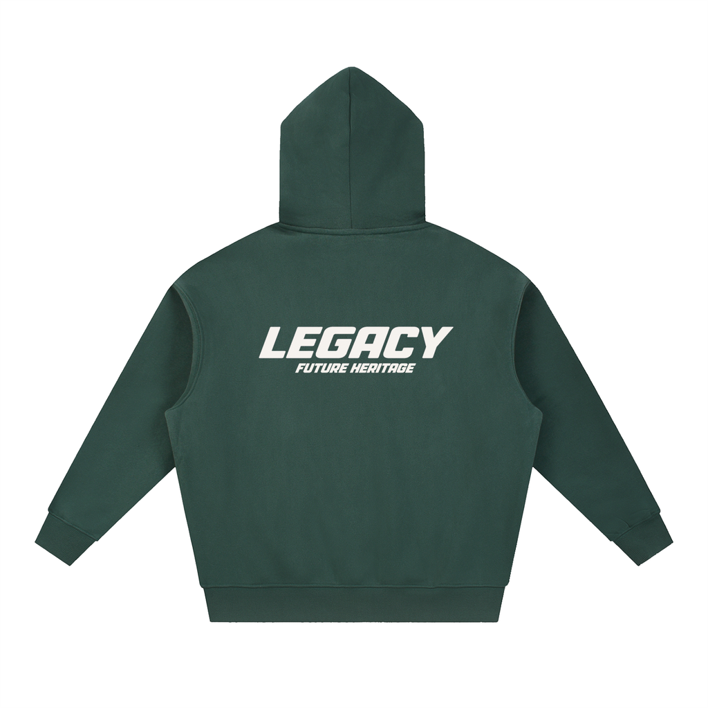 Essential Oversized Boxy Fit Fleece Hoodie