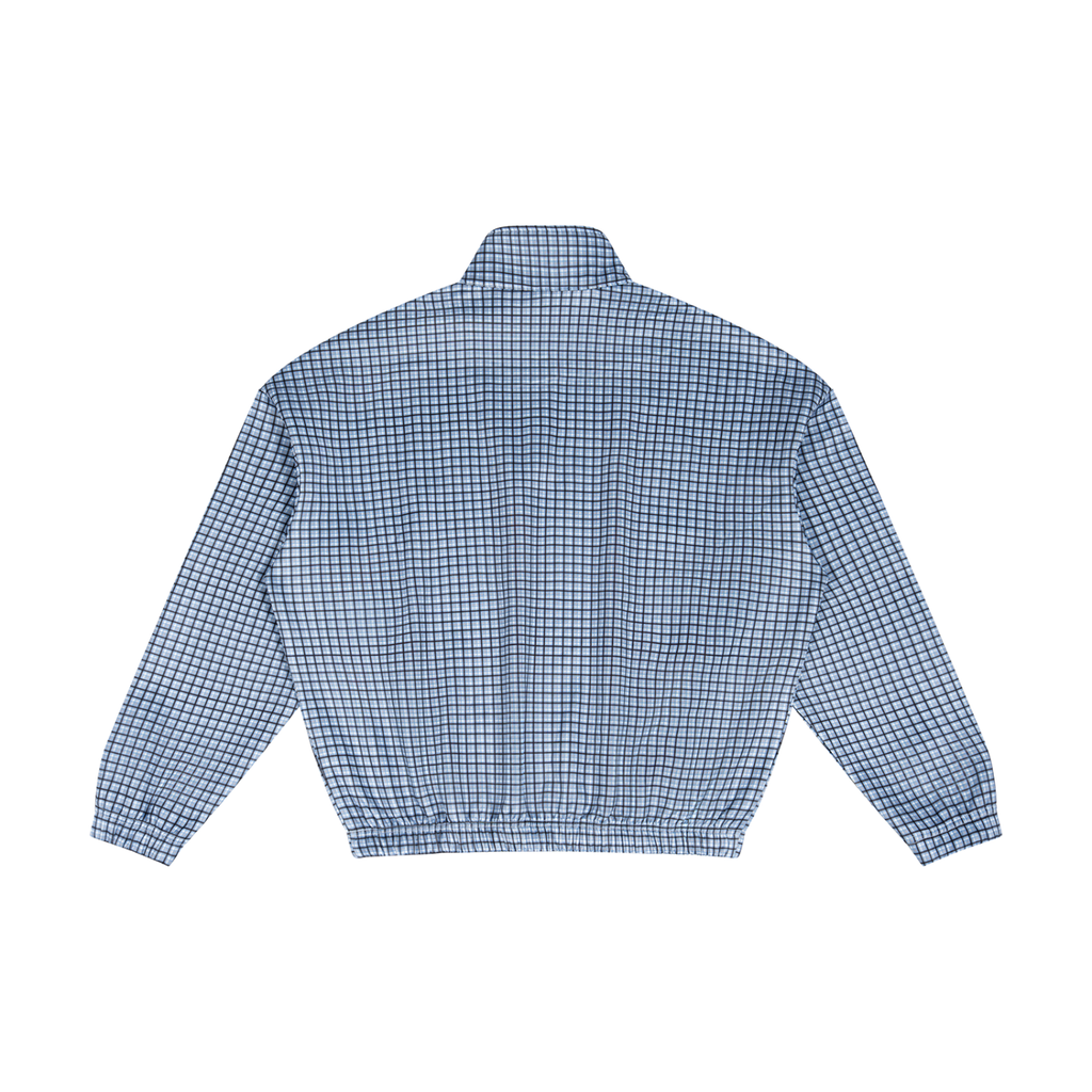 Unisex Plaid Quarter-Zip Sweatshirt