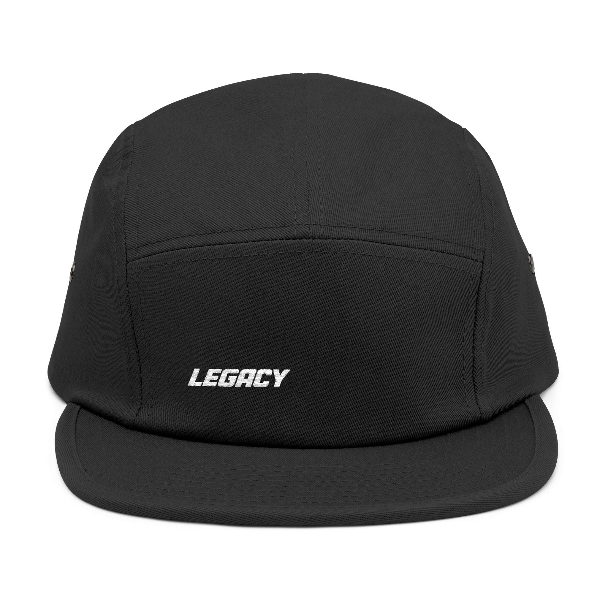 Legacy Embroidered 5-Panel Cap — Casual Skate Hat