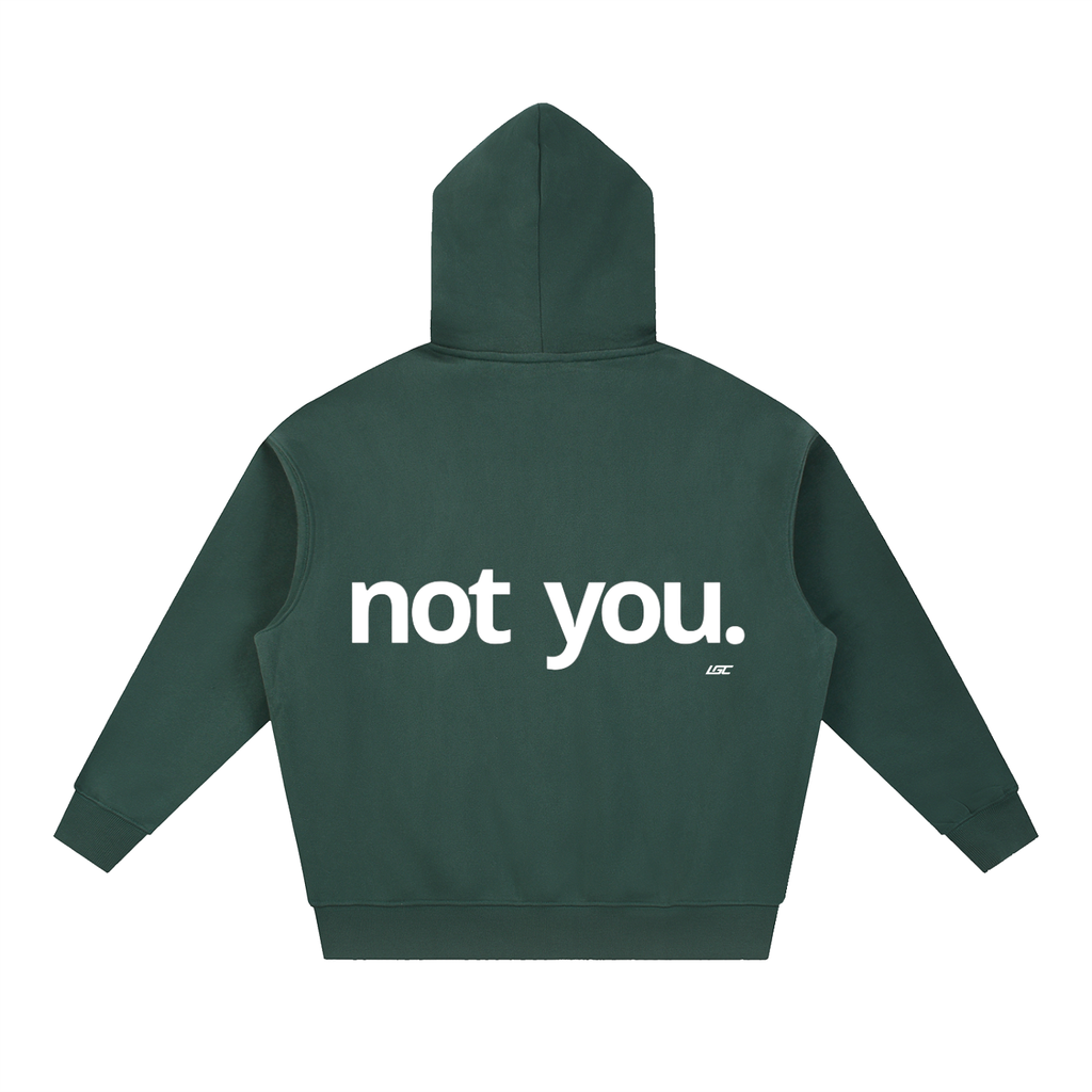 Essential Oversized Boxy Fit Fleece Hoodie
