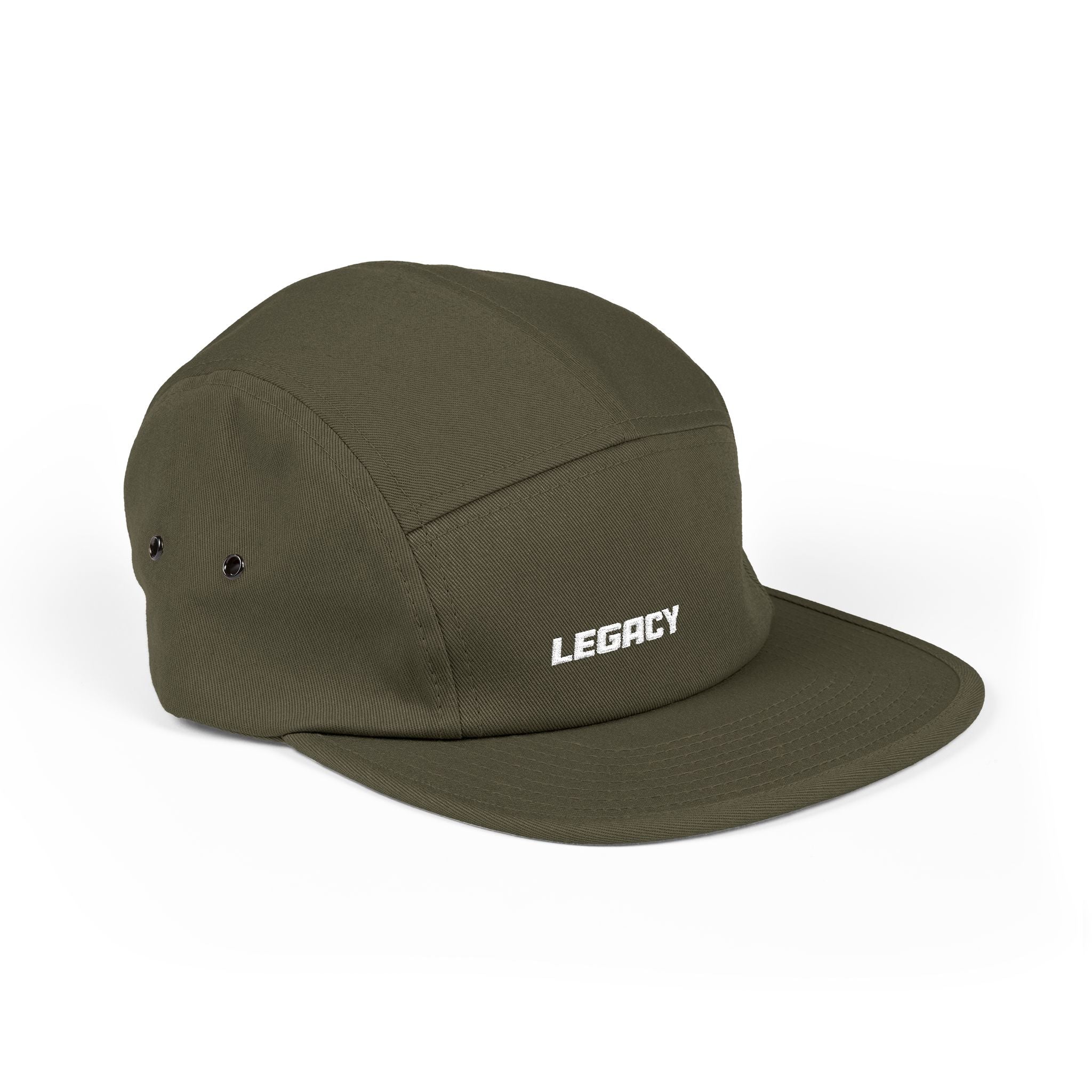Legacy Embroidered 5-Panel Cap — Casual Skate Hat