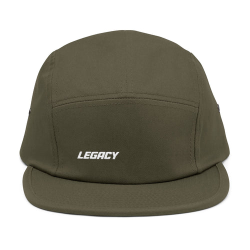 Legacy Embroidered 5-Panel Cap — Casual Skate Hat