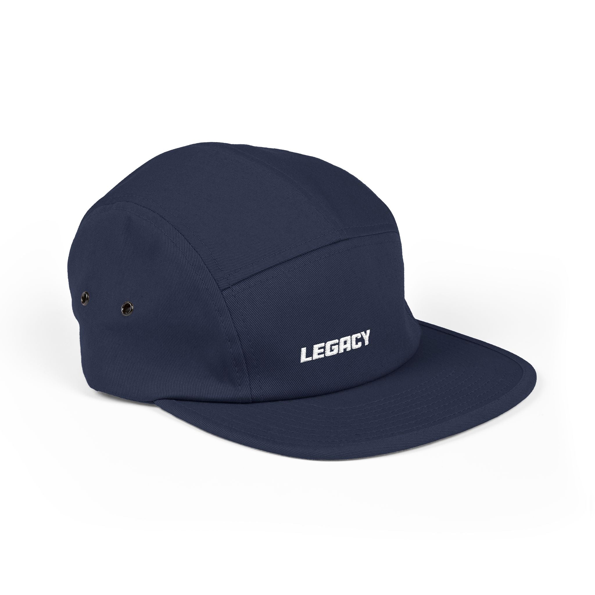 Legacy Embroidered 5-Panel Cap — Casual Skate Hat