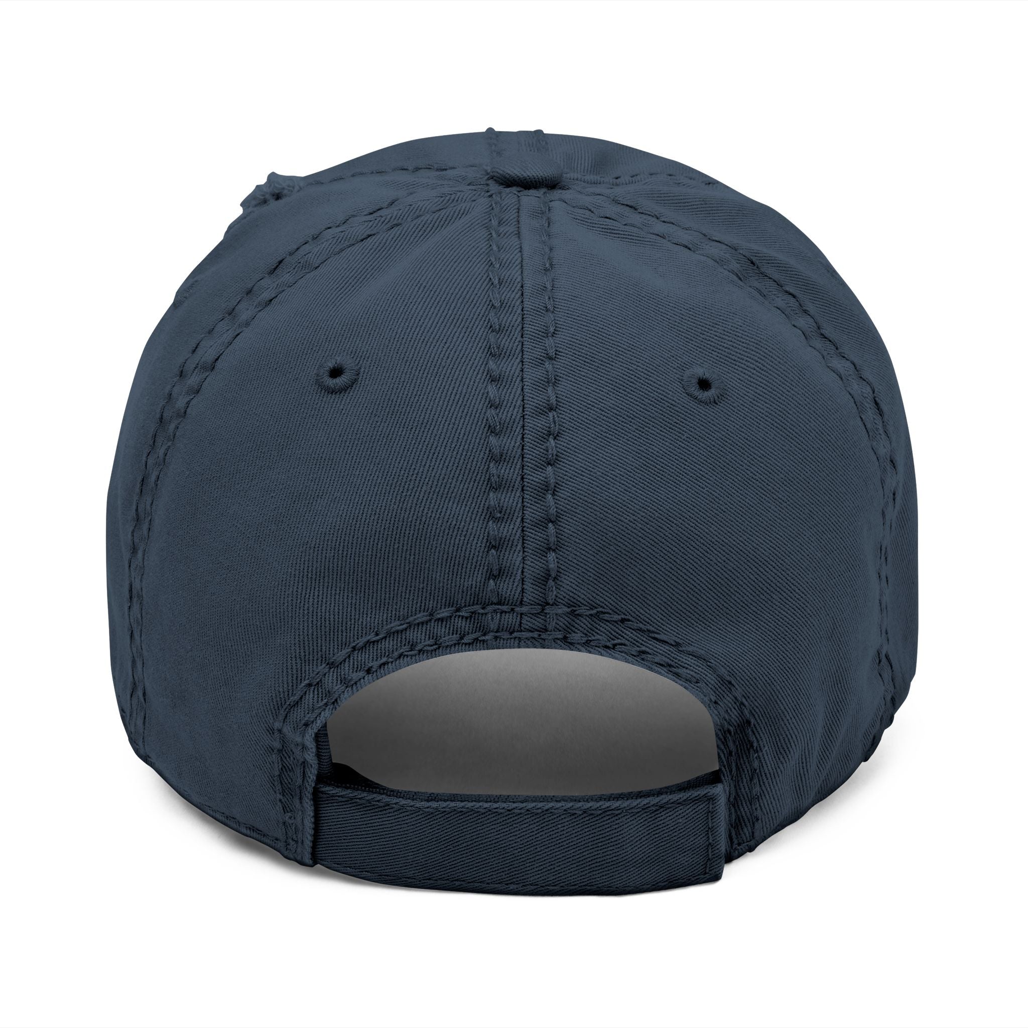 Distressed Embroidered 'Legacy' Dad Hat — Vintage Washed Baseball Cap