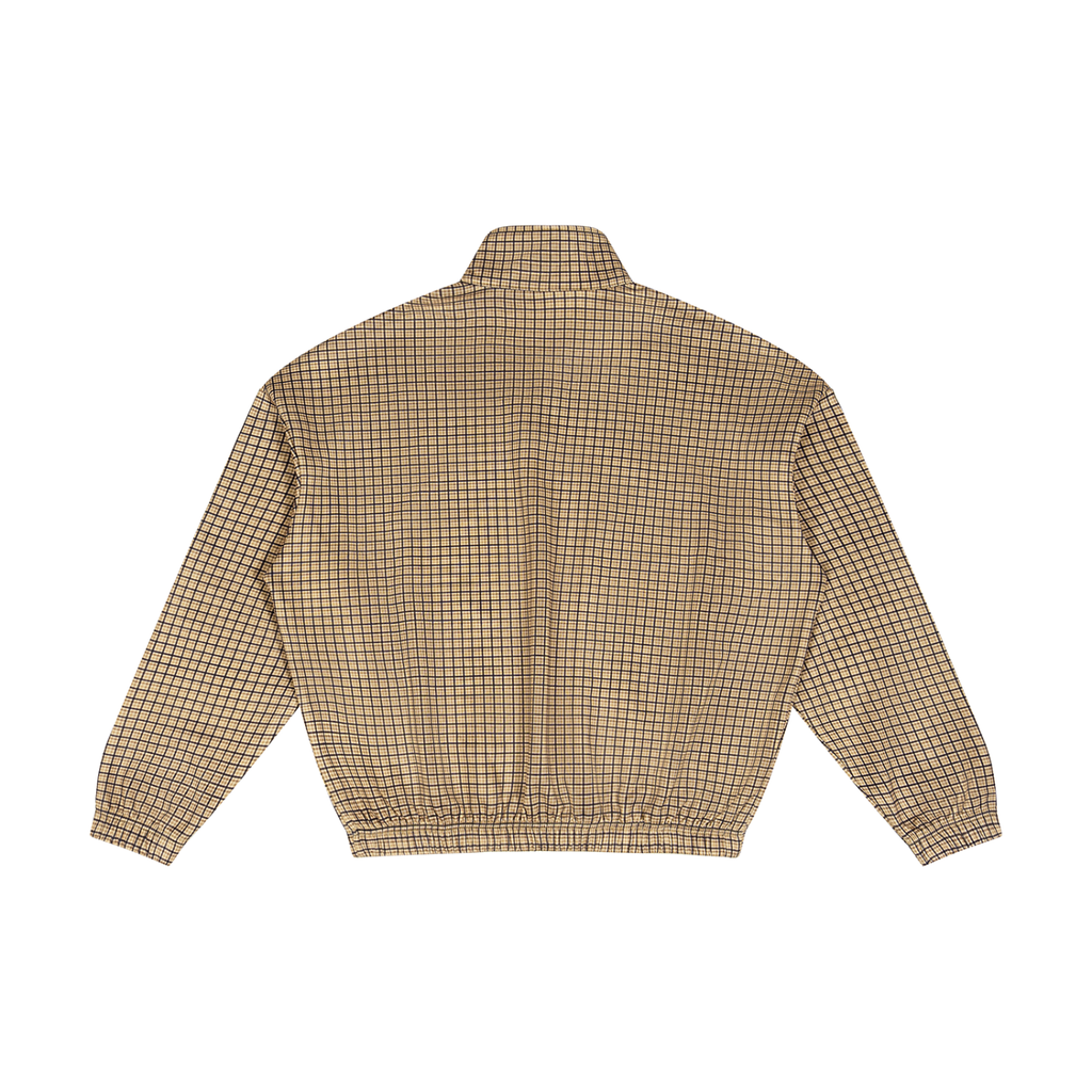 Unisex Plaid Quarter-Zip Sweatshirt