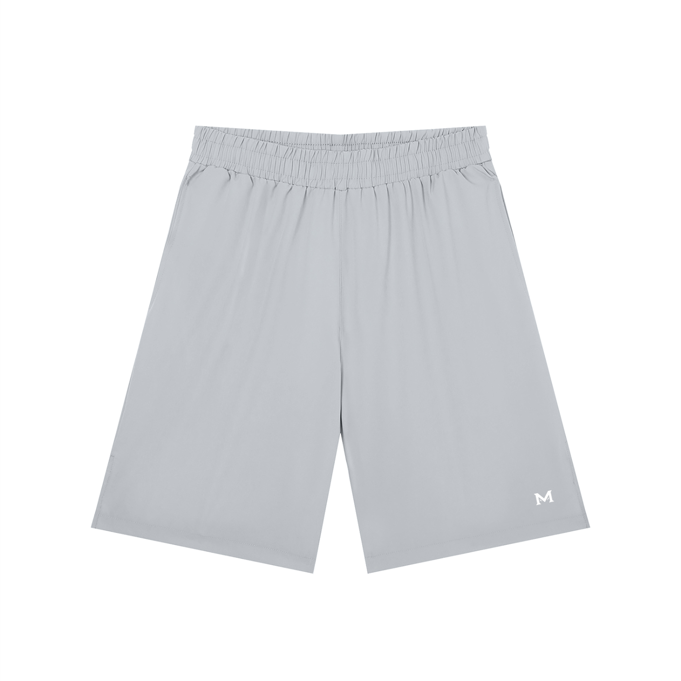 Men’s Solid Elastic Waist Shorts